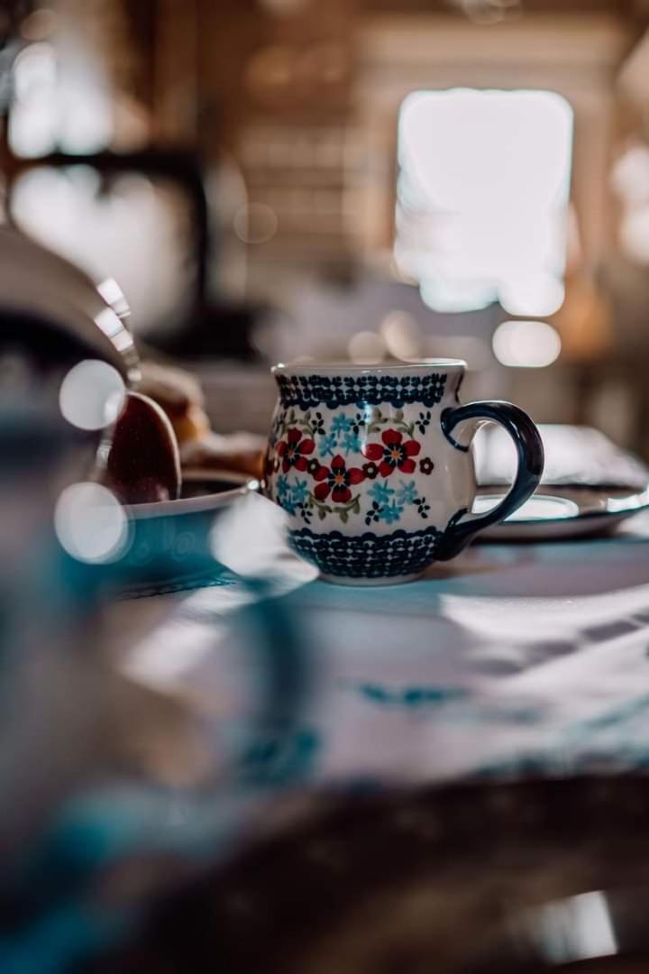 Chata Drewniana Stefanowka Slemien Bagian luar foto