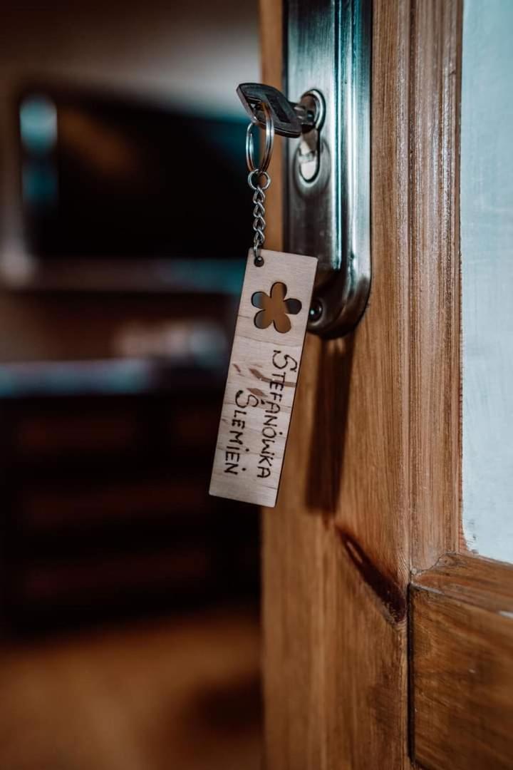 Chata Drewniana Stefanowka Slemien Bagian luar foto